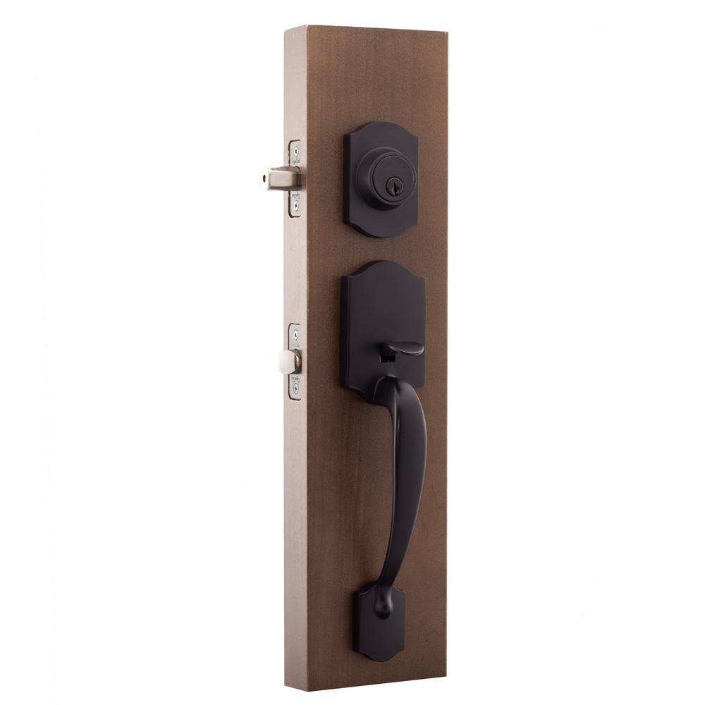 Heritage Black Door Handleset and Colonial Knob Trim - Super Arbor