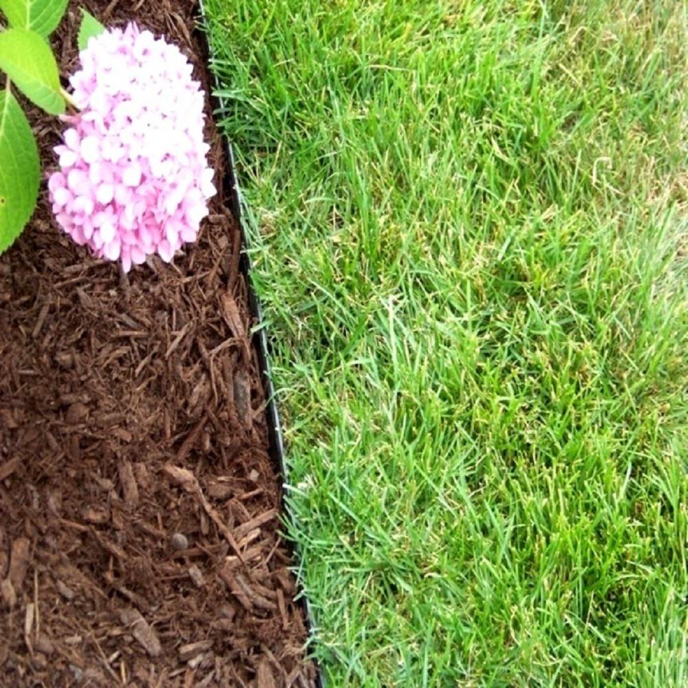 Valley View Industries 20 ft. Long x 2 in Depth x 1.5 in Height No Dig Edging Polyethylene with Extra Nails - Super Arbor