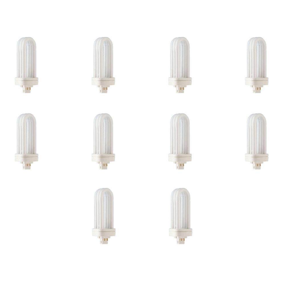 42-Watt Neutral (3500K)4-Pin GX24q-2 CFL Light Bulb (10-Pack) - Super Arbor