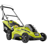 RYOBI 16 in. 13 Amp Corded Electric Walk-Behind Push Mower with 10 Amp String Trimmer Combo