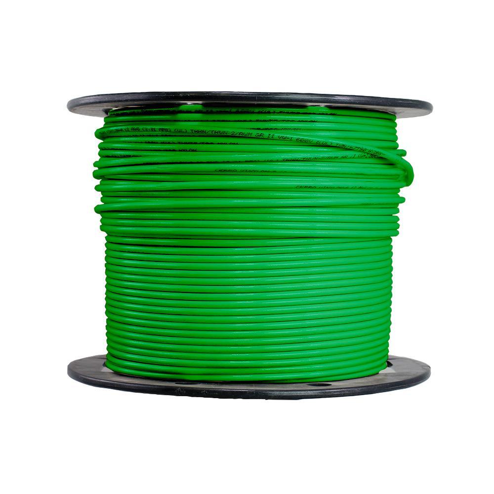 500 ft. 12/1 Green Solid THHN Wire - Super Arbor