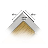 2-3/8 in. x 100 ft. Original Composite Flexible Corner Bead - Super Arbor