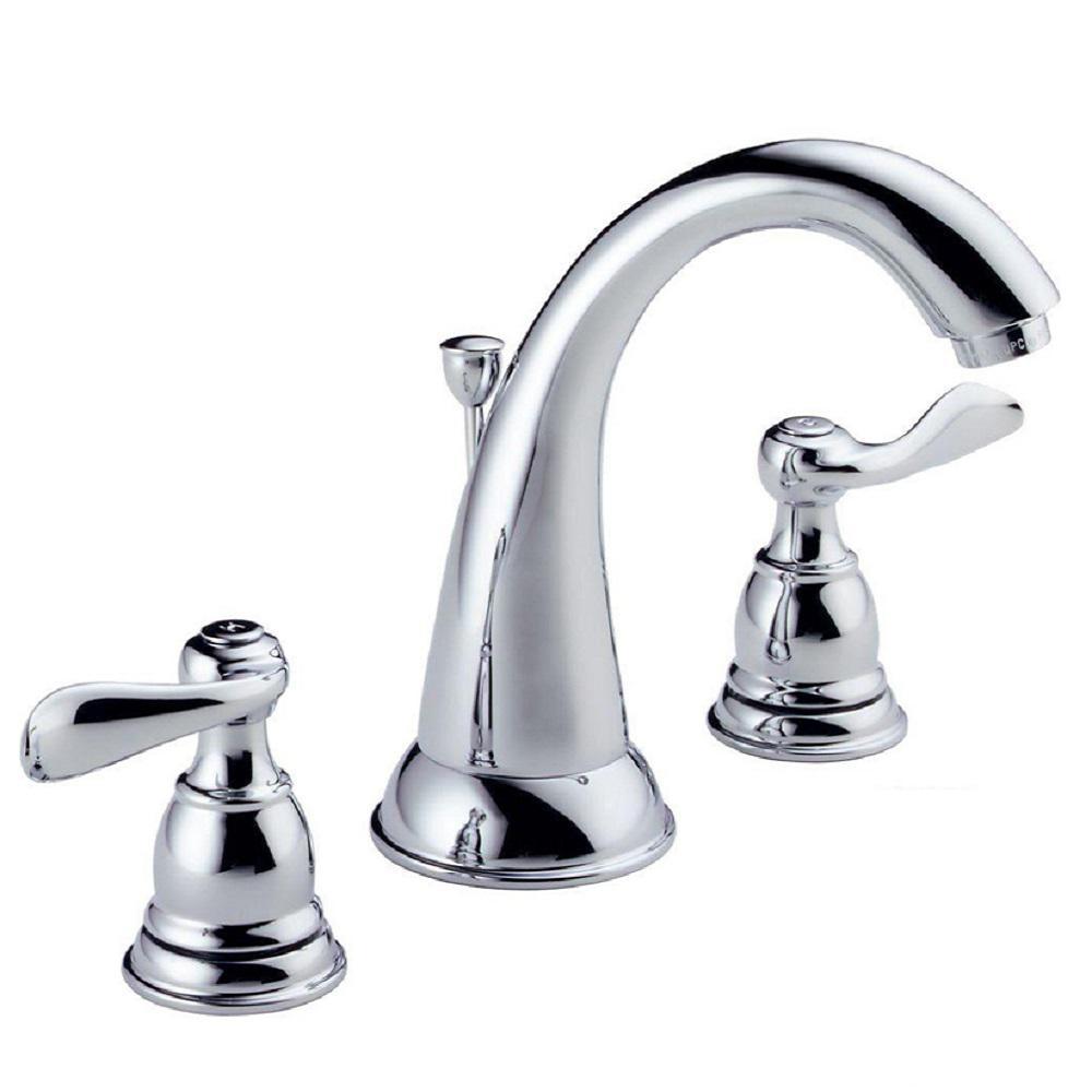 Windemere 8 in. Widespread 2-Handle Bathroom Faucet with Metal Drain Assembly in Oil-Rubbed Bronze - Super Arbor