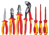 KNIPEX 7-Piece 1000V Insulated Pliers & Screwdriver Tool Set with Tool Roll