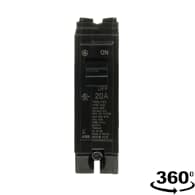 GE Q-Line THQL 20-Amp 1-Pole Standard Trip Circuit Breaker