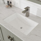Eviva London 54-in Gray Undermount Single Sink Bathroom Vanity with White Carrara Quartz Top
