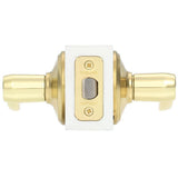 Flair Bright Brass Passage Hall/Closet Door Lever - Super Arbor