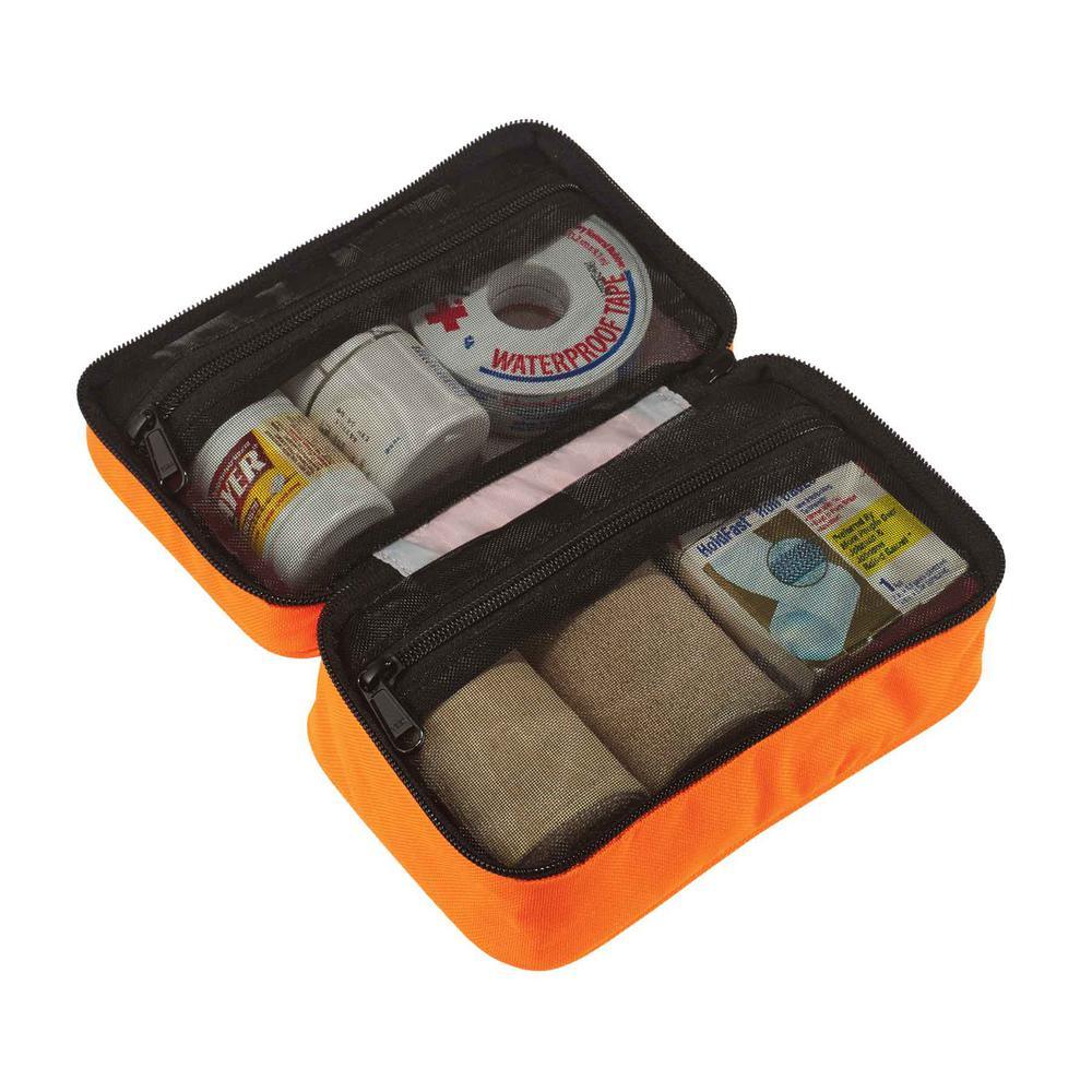Arsenal 2-Compartment Small Parts Organizer, Orange - Super Arbor
