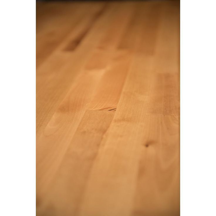 Unfinished Birch 10 ft. L x 25 in. D x 1.5 in. T Butcher Block Countertop