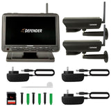 PHOENIXM2 Digital Wireless 7 in. Monitor DVR Security System with 2 Night Vision Cameras and SD Card Recording - Super Arbor