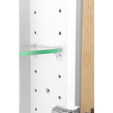 Silverton 14 in. x 30 in. x 4 in. Recessed Medicine Cabinet in Unfinished - Super Arbor