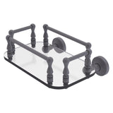 Allied Brass Waverly Place Collection Wall Mounted Glass Guest Towel Tray in Polished Chrome