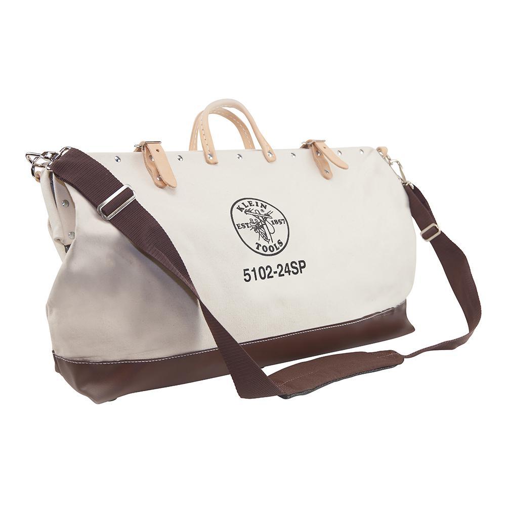 Deluxe Tool Bag, Canvas, 17 Pockets, 24-Inch - Super Arbor