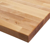 The Baltic Butcher Block Birch 10-ft Natural Straight Butcher Block Birch Kitchen Countertop