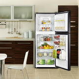 10.1 cu. ft. Top Freezer Refrigerator in Black - Super Arbor