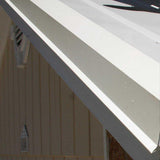 10 ft. 29-Gauge Galvalume EF3 Eave Flashing in White - Super Arbor