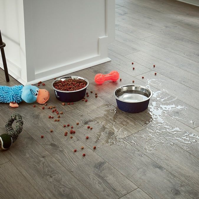 Quick-Step Studio QuickStep Studio + Spill Repel Whistler Oak 12-mm T x 6-in W x 48-in L Waterproof Wood Plank Laminate Flooring (16.12-sq ft / Carton)