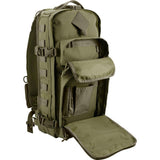 Loaded Gear 13 in. GX-300 Tactical Sling Backpack, Olive Drab Green - Super Arbor