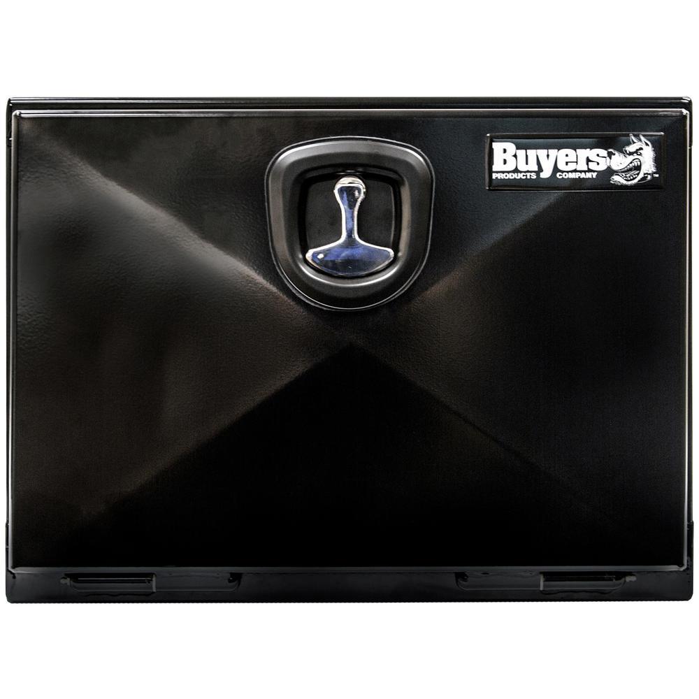 Buyers Products Company 18 in. x 18 in. x 36 in. XD Gloss Black Steel Underbody Truck Tool Box - Super Arbor