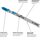 Bosch 5-Pack 3-5/8-in T-shank Bi-metal Jigsaw Blade