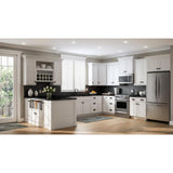 Shaker Assembled 24x30x12 in. Diagonal Corner Wall Kitchen Cabinet in Satin White