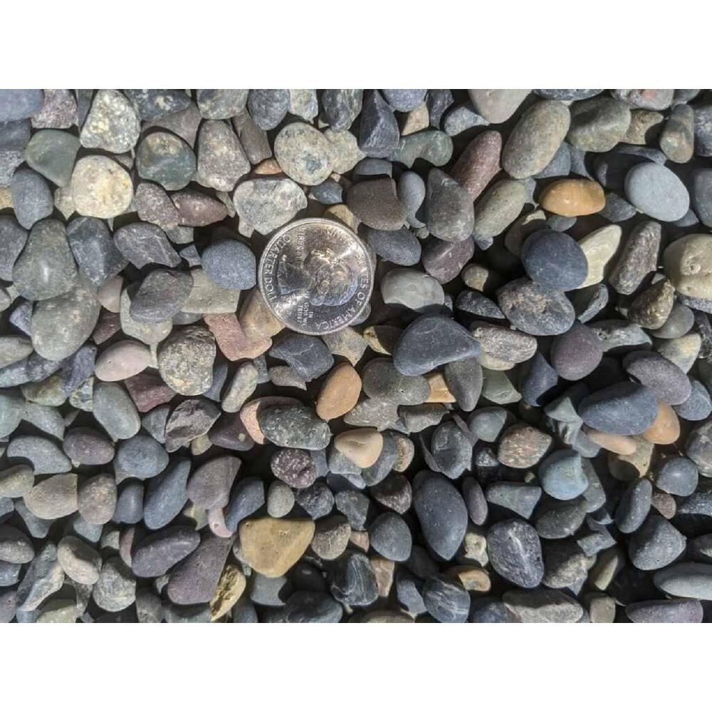 Butler Arts 0.50 cu. ft. 1/4 in. - 1/2 in. Unpolished Mixed Mexican Beach Pebble Bag - Super Arbor
