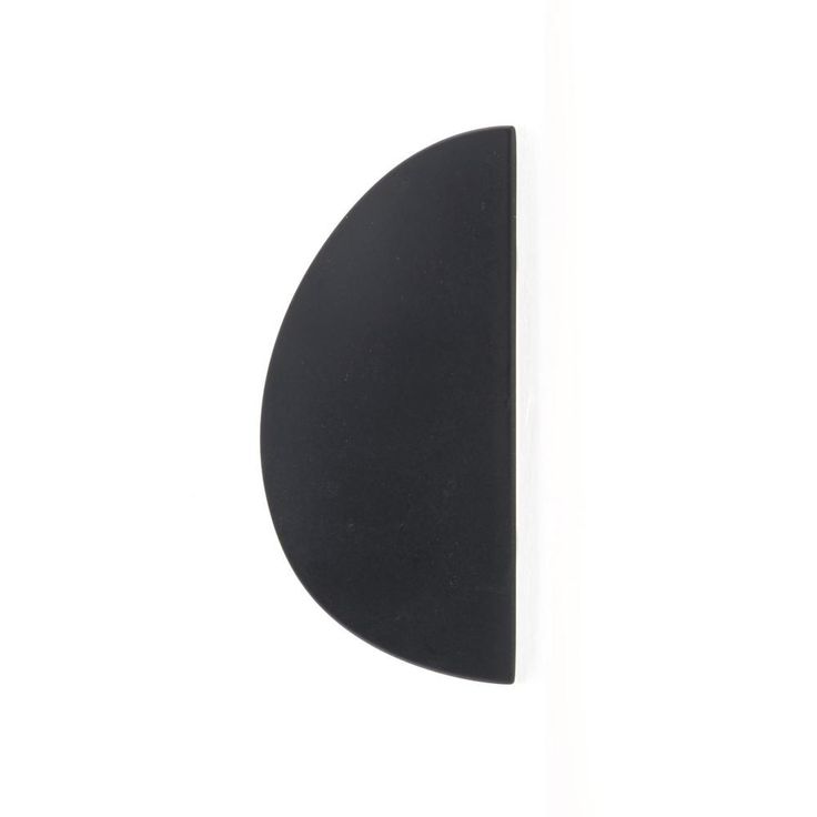 2-1/2 in. (64 mm) Matte Black Contemporary Drawer Pull