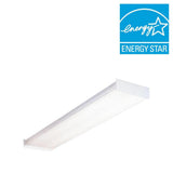 SB 4 32 120 1/4 GESB 4 ft. Fluorescent Wraparound Lens Ceiling Fixture - Super Arbor
