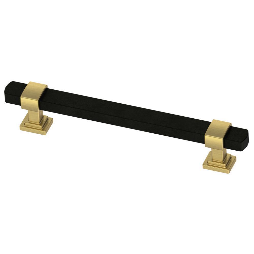 Wrapped Square 3 in. (76mm) Center-to-Center Satin Nickel Drawer Pull - Super Arbor