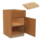 Home Decorators Collection Newport 21 in. W x 24 in. D x 34.5 in. H Assembled Plywood Base Kitchen Cabinet in Cinnamon with Spice Soft Close RH
