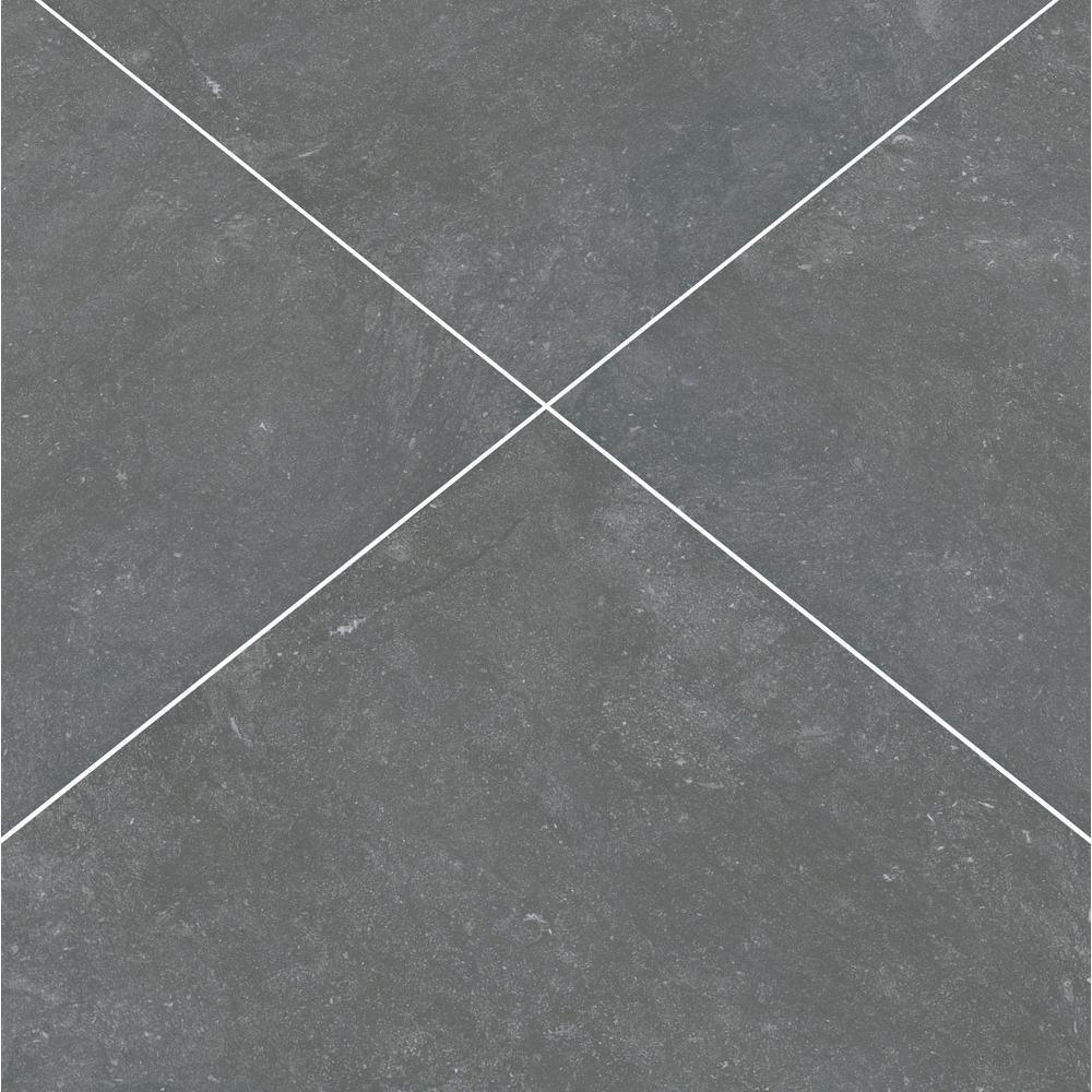 Vulkon Nero 24 in. x 24 in. Matte Porcelain Paver Tile (14 pieces / 56 sq. ft. / pallet) - Super Arbor
