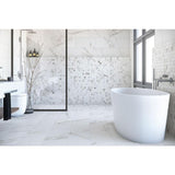 ELIANE Belmar White 12 in. x 24 in. Porcelain Floor and Wall Tile (14  sq. ft. / case)