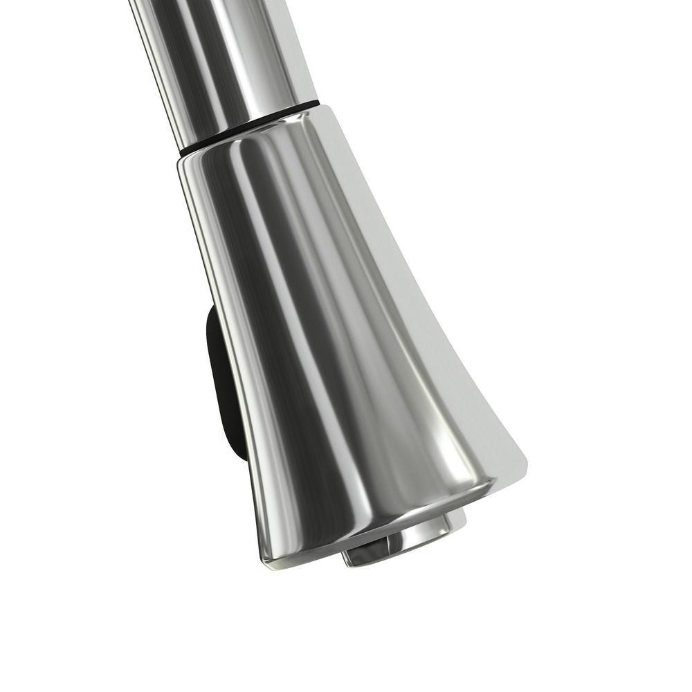 Market Single-Handle Pull-Down Sprayer Kitchen Faucet in Chrome - Super Arbor