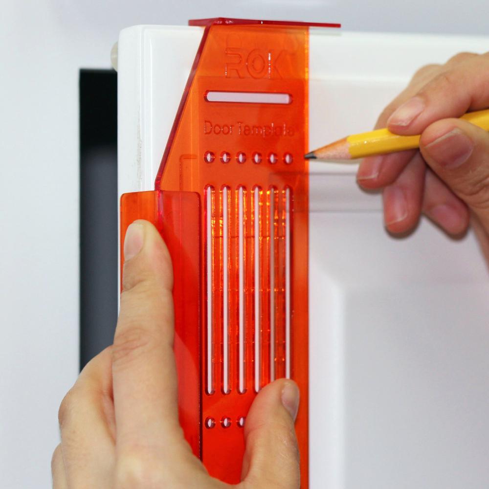 Knob Handle Pull Drill Mounting Template For Cabinet Doors And Drawers - Super Arbor