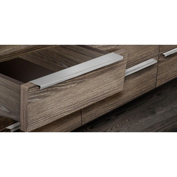 3-1/8 in. (80 mm) Center-to-Center Chrome Steel Contemporary Edge Pull