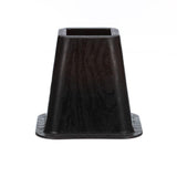 Black Plastic Bed Risers(Set of 4) - Super Arbor