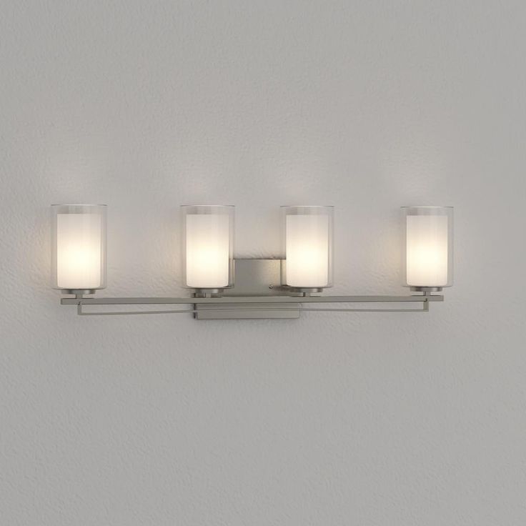 Parsons Studio 4-Light Brushed Nickel Bath Light