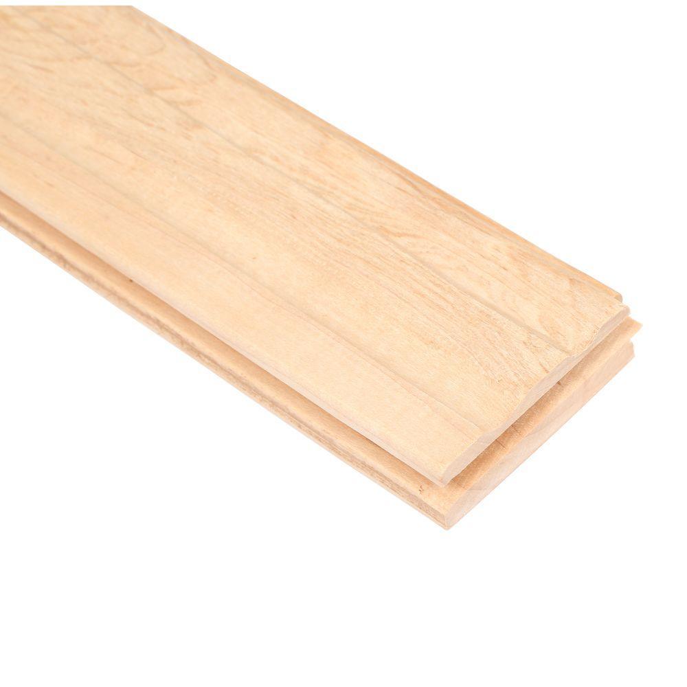Bruce Natural Maple 3/4 in. Thick x 2-1/4 in. Wide x Varying Length Solid Hardwood Flooring (20 sq. ft. / case) - Super Arbor