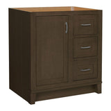 Kinghurst 30 in. W x 21 in. D x 33.5 in. H Bathroom Vanity Cabinet Only in White - Super Arbor