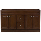 Glensford 60 in. W x 22 in. D Vanity Cabinet Only in White - Super Arbor