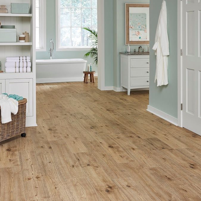 Pergo Pro +WetProtect Jewell Hickory Waterproof Wood Plank Laminate Flooring