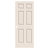 30 in. x 80 in. Colonist Primed Textured Molded Composite MDF Interior Door Slab - Super Arbor
