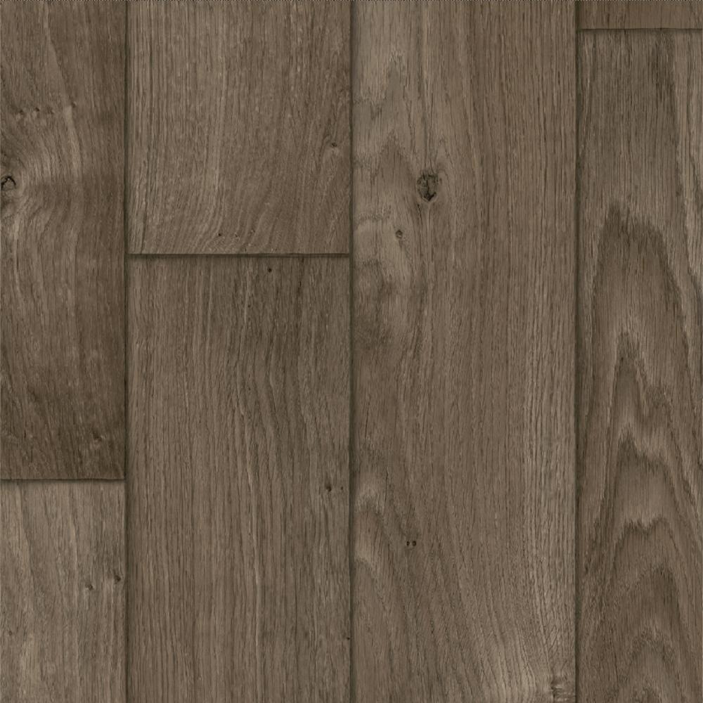 IVC Medium Grey Oak Residential Vinyl Sheet, Sold by 13.2 ft. Wide x Custom Length - Super Arbor