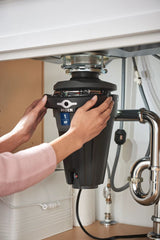 MOEN Chef Series 1-HP Continuous Feed Garbage Disposal with Integrated Lighting and Sound Reduction