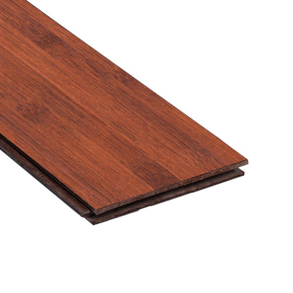 Home Legend Hand Scraped Seneca 3/8 in. Thick x 4 in. Wide x 38-5/8 in. Length Solid Bamboo Flooring (25.76 sq. ft. / case) - Super Arbor