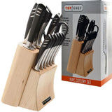 15-Piece Stainless Steel Knife Set