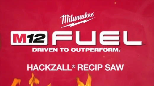 Milwaukee M12 FUEL 12-Volt Brushless Cordless HACKZALL Reciprocating Saw Kit with Free M12 LED Flood Light