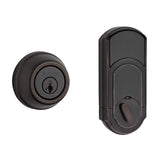 910 Signature Series Single Cylinder Traditional Venetian Bronze Deadbolt with Home Connect Technology - Super Arbor