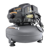 3 Gal. 1/2 HP Portable Electric Oil-Free Pancake Air Compressor with 25 ft. Air Hose and 11-Piece Inflation Kit - Super Arbor