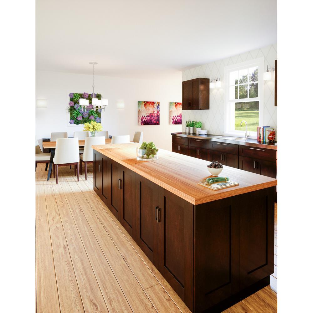 Brookings 12 in. W x 36 in. H Cabinet End Panel in Espresso - Super Arbor